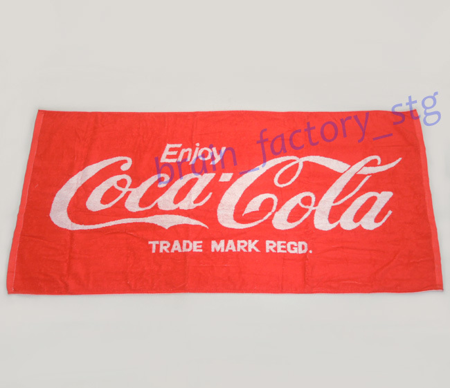 Coca-Cola（コカ・コーラ）／愛媛製 ジャガード バスタオル-120×60cm- ／管BVLQ_画像2