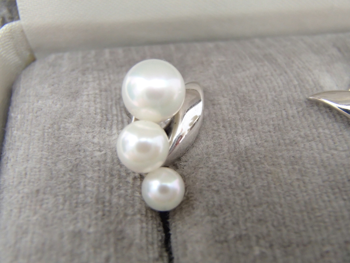 ◎MIKIMOTO ミキモト イヤリング / 重量約3.6g 丸玉6.2㎜ / パール 真珠 アクセサリー◎KI_画像2