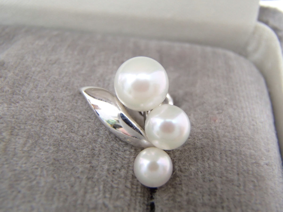 ◎MIKIMOTO ミキモト イヤリング / 重量約3.6g 丸玉6.2㎜ / パール 真珠 アクセサリー◎KI_画像3