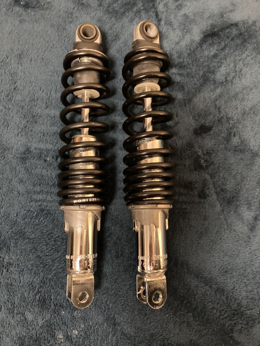 当時物KONI コニー リアサスペンション 320mm CB400F等に 当時物KONI コニー リアサスペンション 320mm CB400F等に