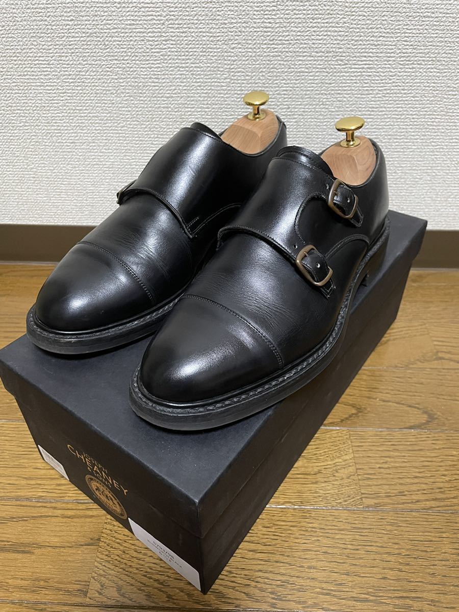 美品★CHEANEY★BRISWORTH★ダブルモンクシューズ　チーニー　チャーチ　トリッカーズ　サンダース　JMウエストン　パラブーツ_画像1