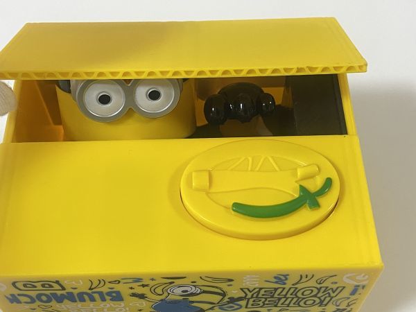 ★3A-60★minions COIN BANK ミニオンズコインバンク イエロー 新品_画像6
