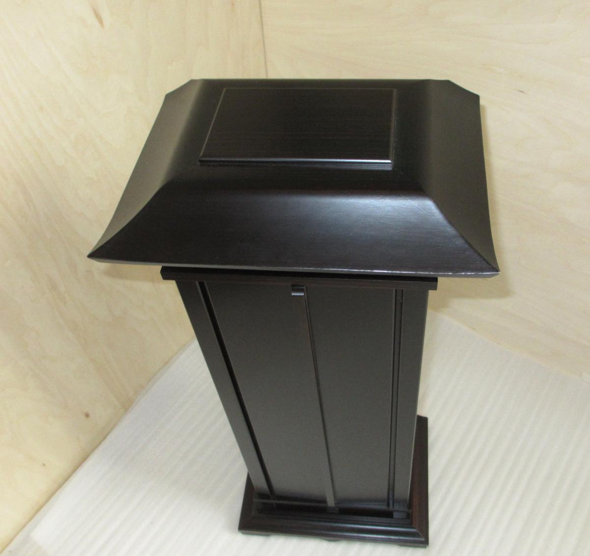 【展示品特価販売】極上品 黒檀 春日厨子 高さ62.5㎝ 木製高級仏具 国産品ですのでご安心下さい 限定販売です(管理番号7086-2)_画像9