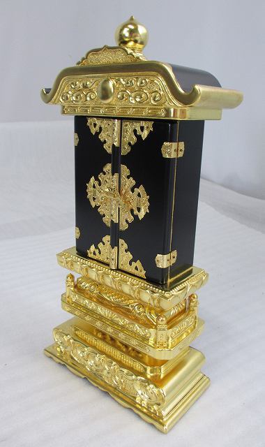 特別販売品】純三方金 中京形二間 五重回 位牌4.5(札 特別販売品】純三方金 中京形二間 五重回 位牌4.5(札