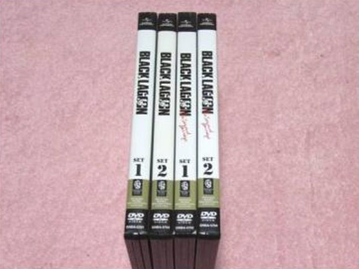 DVD ブラックラグーン SET 1期＋2期　BLACK LAGOON 全4巻_画像1