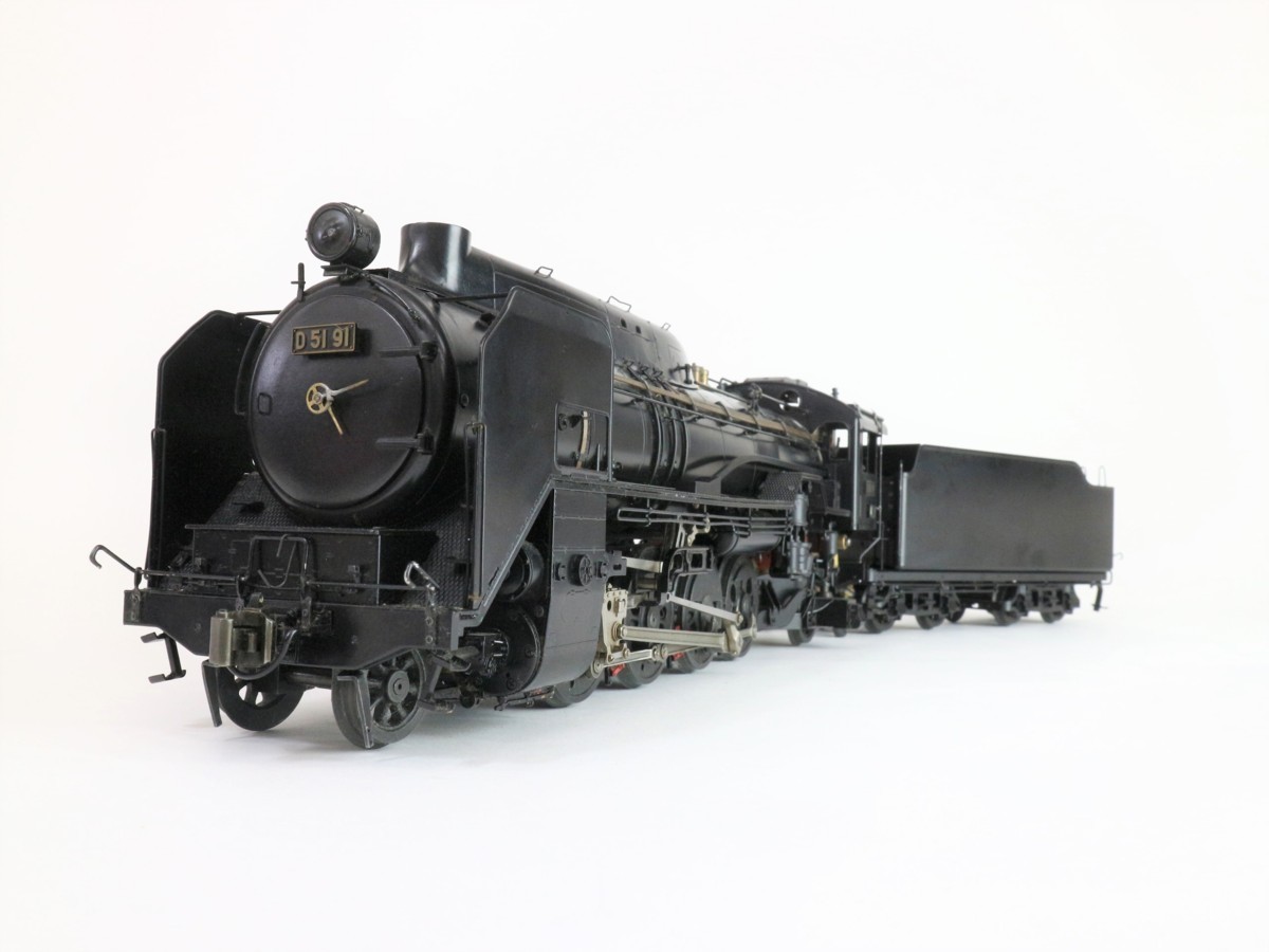 アスターホビー JNR D51 Stream Lined Dome Type ライブスチーム 009/100 箱・説明書付 鉄道模型 稀少 蒸気機関車