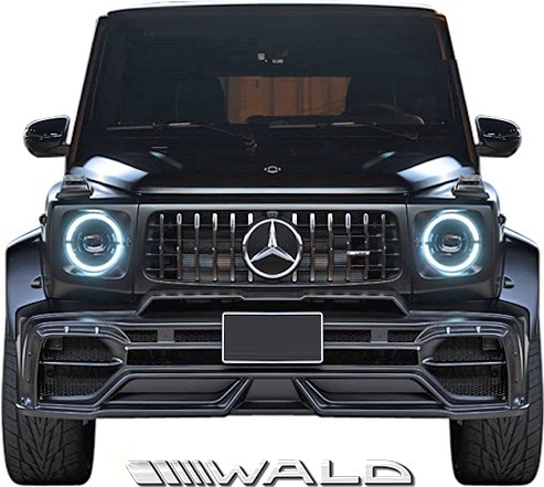 【M's】W463 Gクラス (2018y-) WALD Black Bison LED ボンネットスクープカバー//FRP ヴァルド バルド エアロ ベンツ AMG G63 G550 G350d_画像7