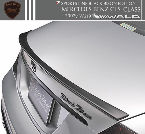 【M's】ベンツ W219 CLSクラス 前期（2005y‐2007y）WALD Black Bison トランクスポイラー／／FRP製 ヴァルド CLS350 CLS500 CLS550_画像1