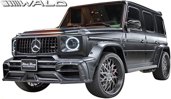 【M's】W463 ベンツ AMG G63 G550 G350d (2018y-) WALD Black Bison リヤバンパースポイラー／／ABS ヴァルド バルド エアロ Gクラス_画像5