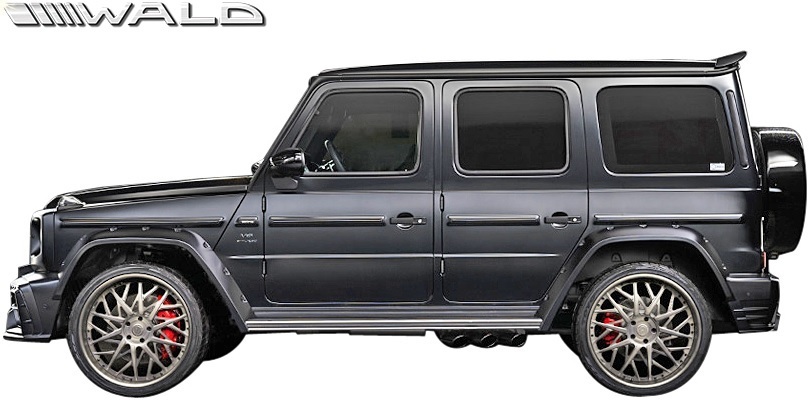 【M's】W463 Gクラス (2018y-) WALD Black Bison リアバンパースポイラー／／ABS ヴァルド バルド エアロ ベンツ AMG G63 G550 G350d_画像9