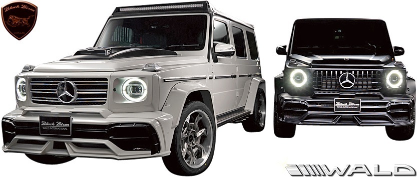 【M's】W463 Gクラス (2018y-) WALD Black Bison LED ボンネットスクープカバー//FRP ヴァルド バルド エアロ ベンツ AMG G63 G550 G350d_画像6