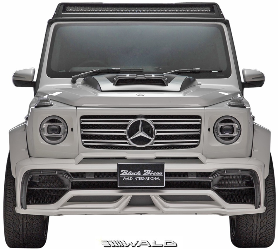 【M's】W463 Gクラス (2018y-) WALD Black Bison LED ボンネットスクープカバー//FRP ヴァルド バルド エアロ ベンツ AMG G63 G550 G350d_画像2