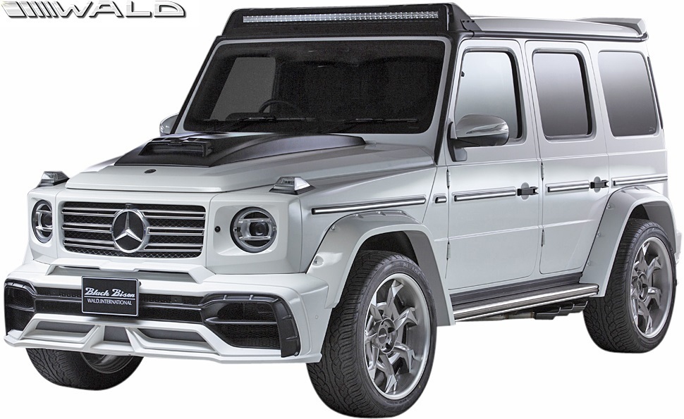 【M's】W463 Gクラス (2018y-) WALD Black Bison LED ボンネットスクープカバー//FRP ヴァルド バルド エアロ ベンツ AMG G63 G550 G350d_画像3