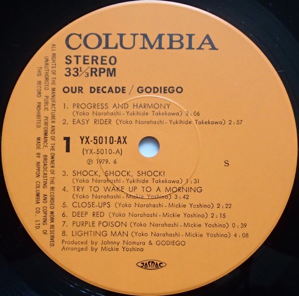 ゴダイゴ Godiego - Our Decade 70年代-僕たちの時代 '79年邦盤帯付 全英語曲収録_画像5