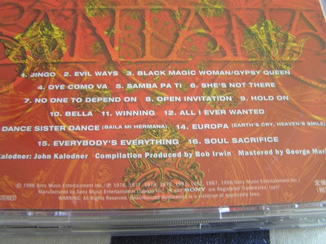 【JR26】 《サンタナ》 The Best Of Santana & The Ballade - 3CD_画像2