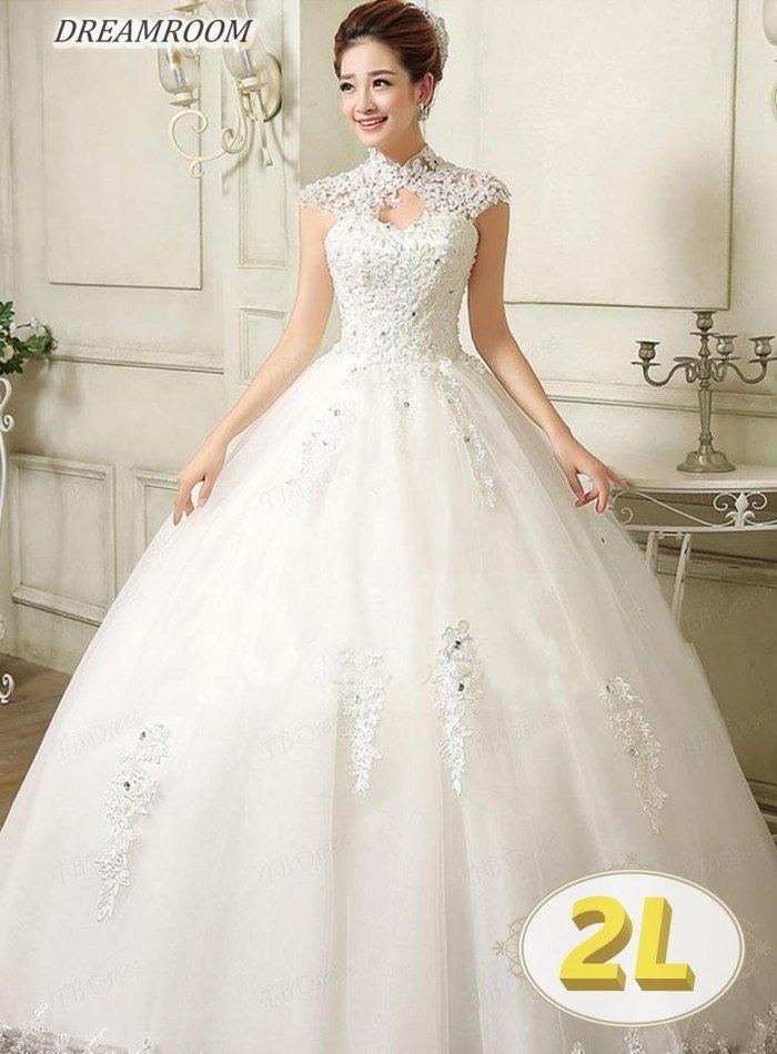Wedding オーダーメイド ウエディングドレス 【W-017 2L Wedding オーダーメイド ウエディングドレス 【W-017 2L