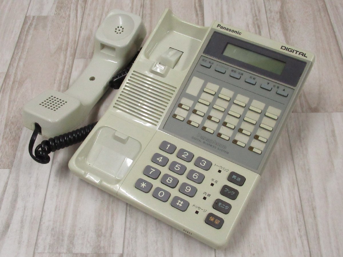 Ω XA1 4477 保証有 Panasonic パナソニック デジタルボタン電話機 VB-3411D ・祝10000！取引突破！_画像2