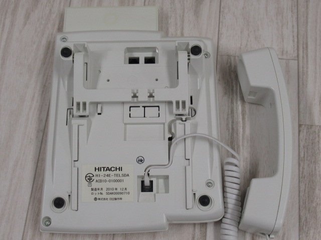 Ω YF 3503 ∞ 保証有 日立 HITACHI MX900/CX9000 HI-24E-TELSDA 24ボタン標準電話機 動作OK・祝10000取引突破_画像9