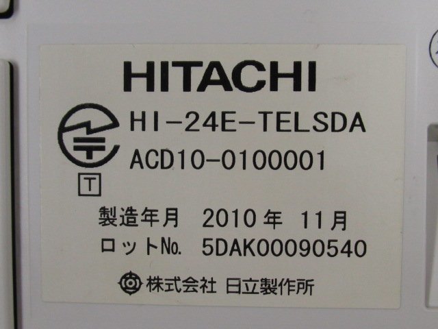 Ω YF 3499 ∞ 保証有 日立 HITACHI MX900/CX9000 HI-24E-TELSDA 24ボタン標準電話機 動作OK・祝10000取引突破_画像10