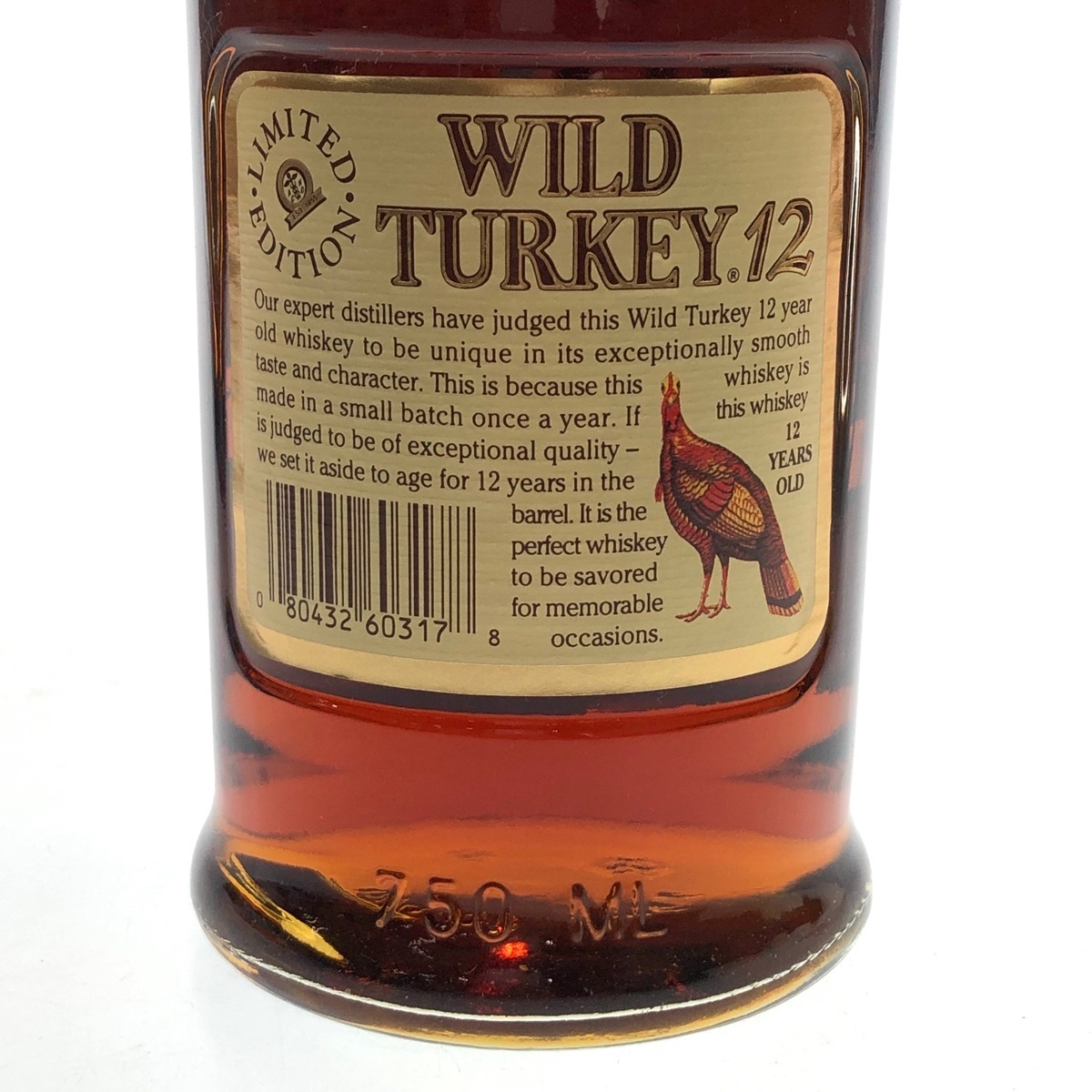 ワイルドターキー WILD TURKEY 12年 旧旧ボトル 750ml アメリカン