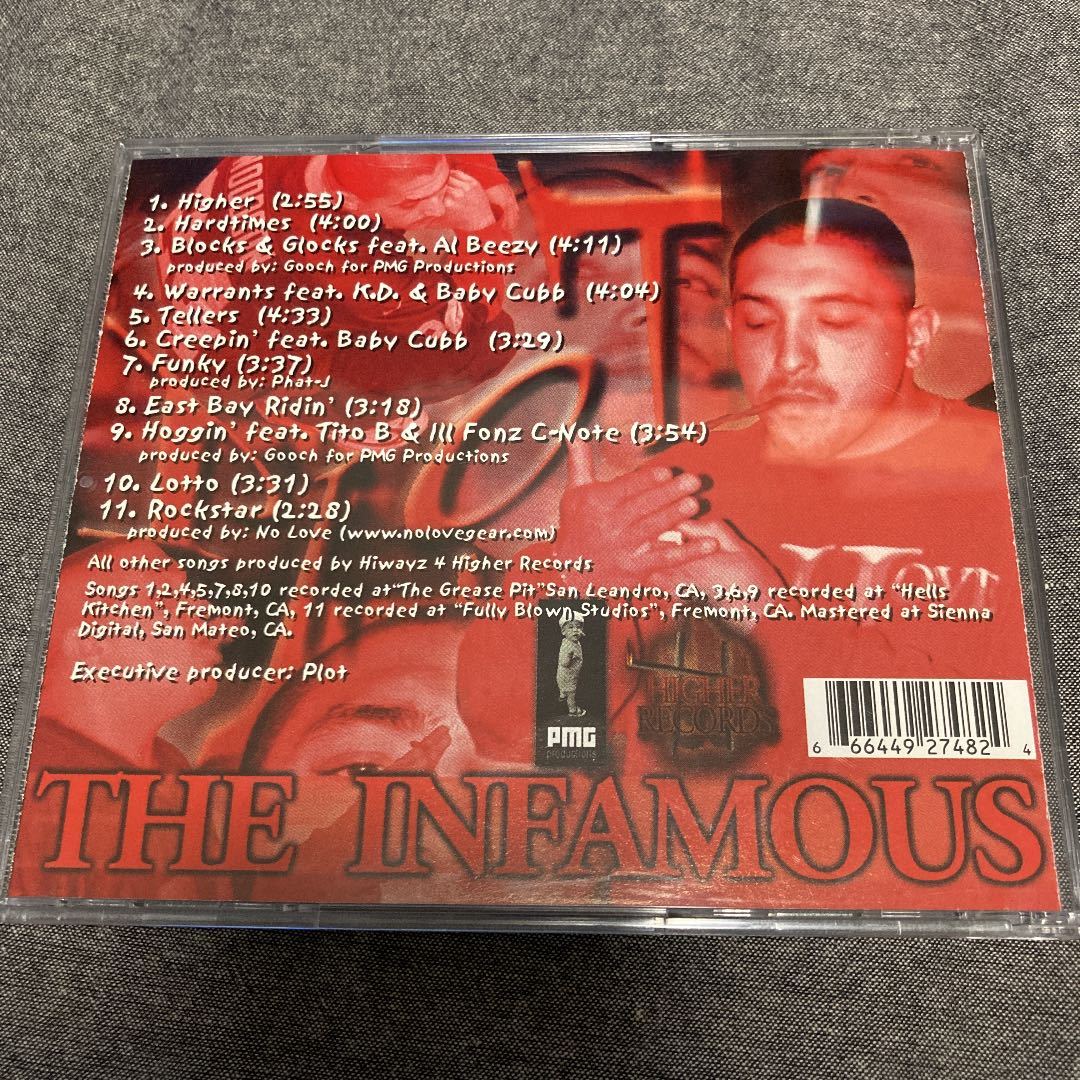 ●THE INFAMOUS PLOT 極悪 G-FUNK G RAP) THE INFAMOUS PLOT 極悪 G-FUNK CD