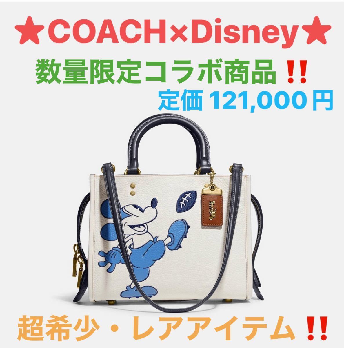 新品 未使用 coach コーチ ショルダー ディズニー ローグ www.neuroid