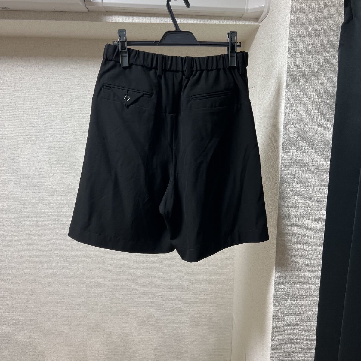 SUNSEA 21ss SNM-BLUE2 w/耳 SHORTS サイズ3 黒