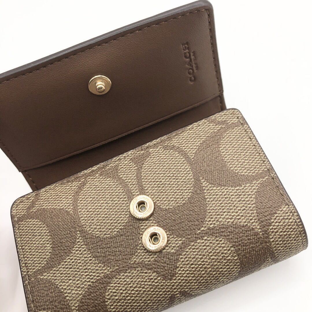 COACH☆新品】ブラウン☆ファイブ リング キー ケース☆大人気☆男女