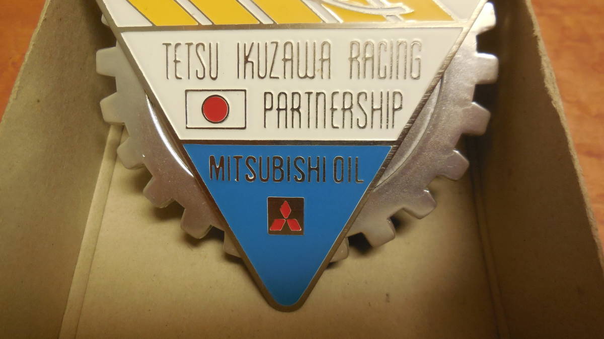 希少 生沢徹レーシング パートナーシップカーバッジ グリルバッジ 日本