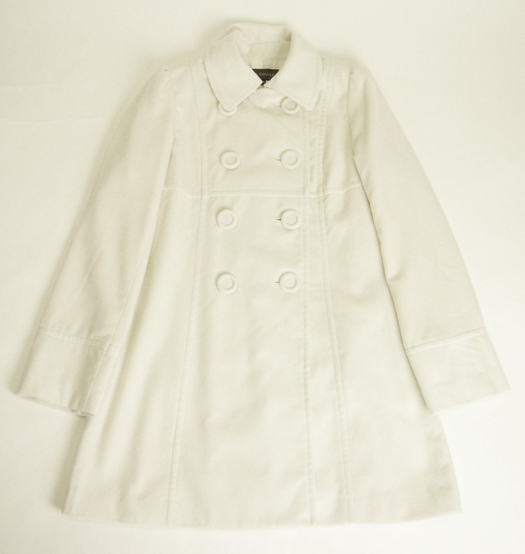 20838 new goods prompt decision KOFI COLLECTkofi collect double coat ( white )L