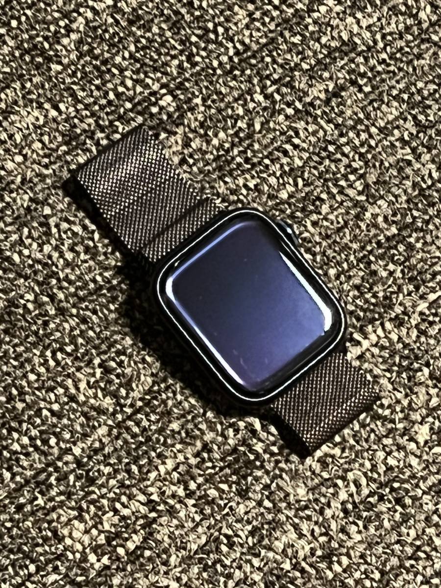 Apple Watchシリーズ7 ミッドナイトアルミニウムケース45mm