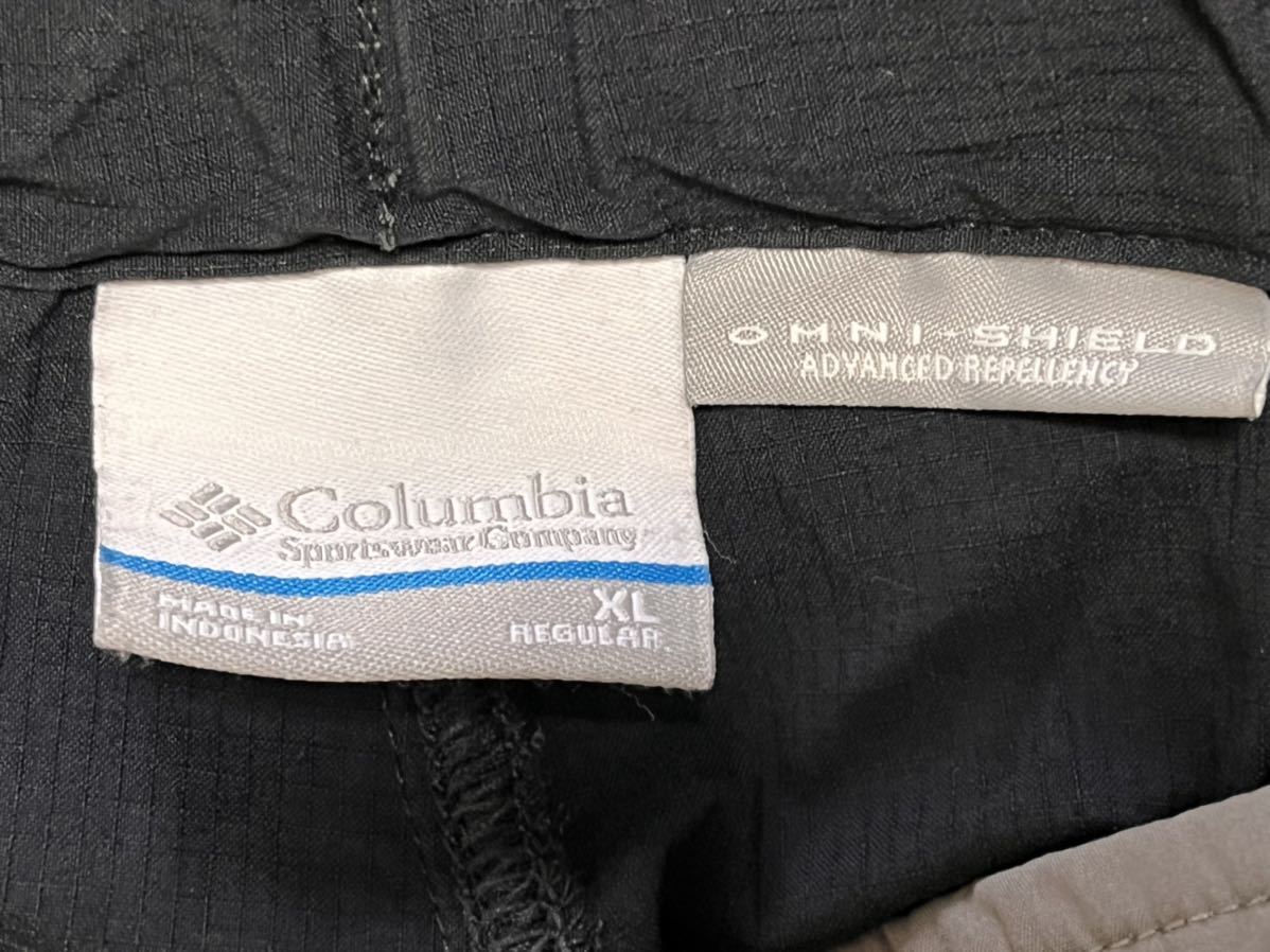 コロンビア Columbia 2way コンフォート ストレッチ ハーフ パンツ レギュラーフィット XL 34インチ （約84ｃｍ～92ｃｍ）ブラック