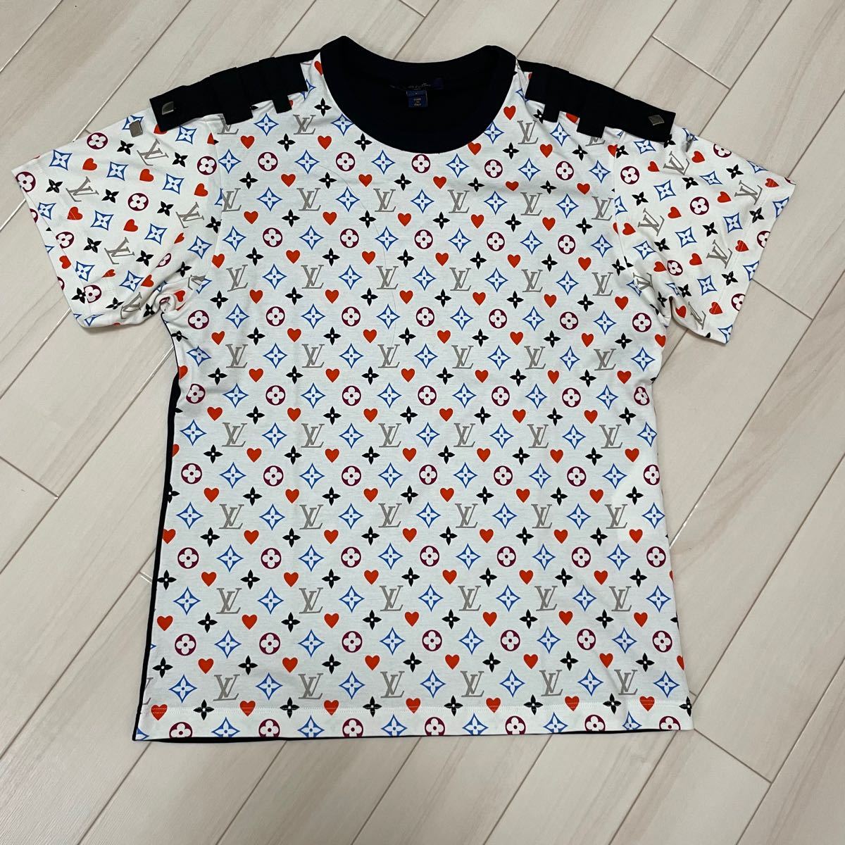 ルイヴィトン モノグラム ゲームオン Tシャツ Lサイズ マルチカラー