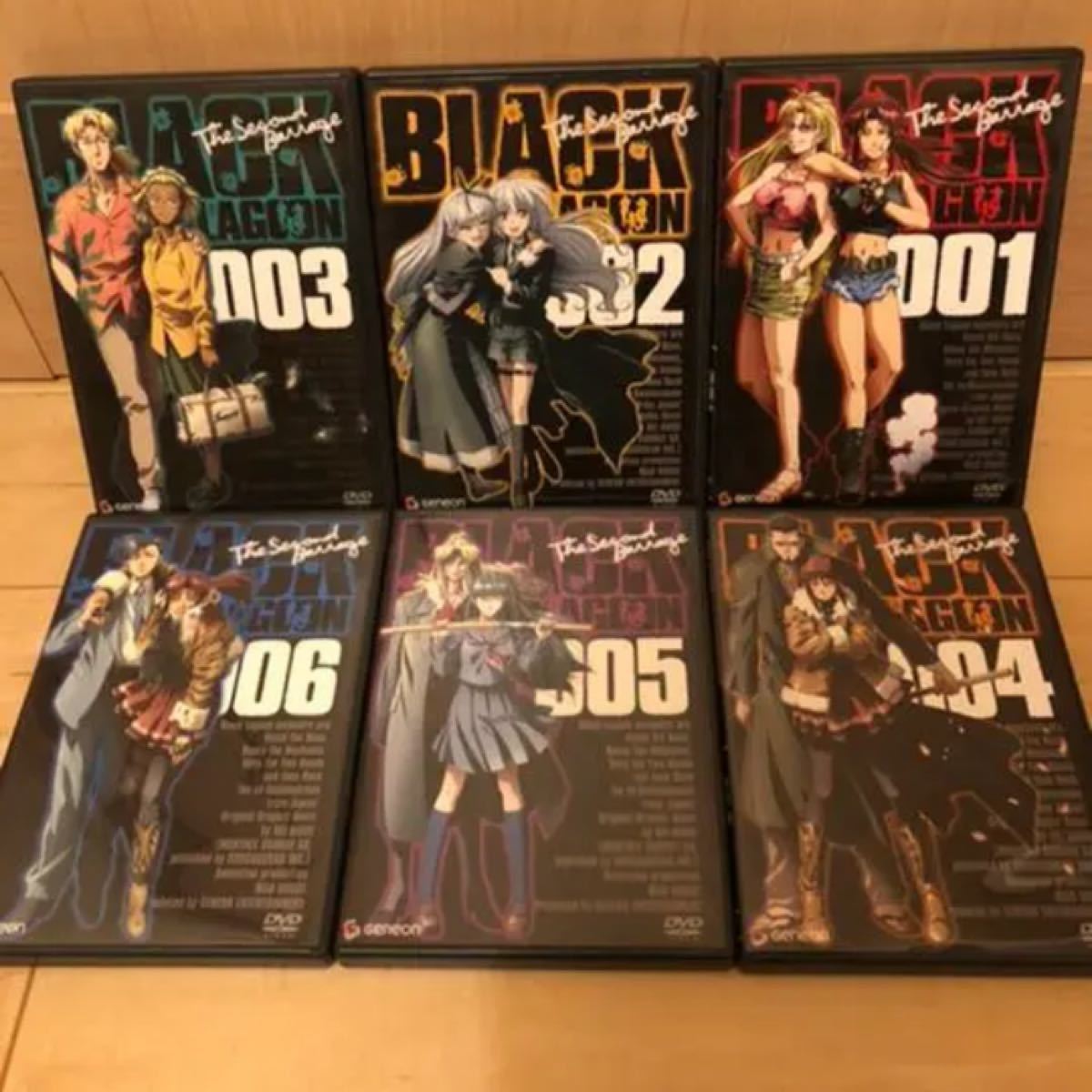 【DVD】ブラックラグーン BLACK LAGOON 1～3期 全巻セット