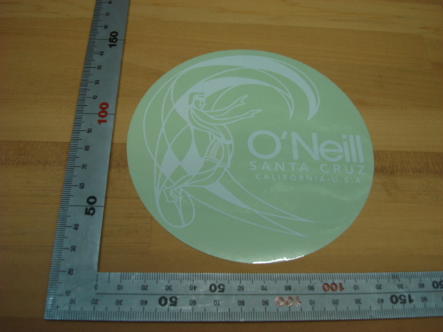 新品O’NIELL O’RIGINAL STICKER（オニールオリジナルステッカー） 12cm（シールタイプ） GO-1330 ホワイト_画像1