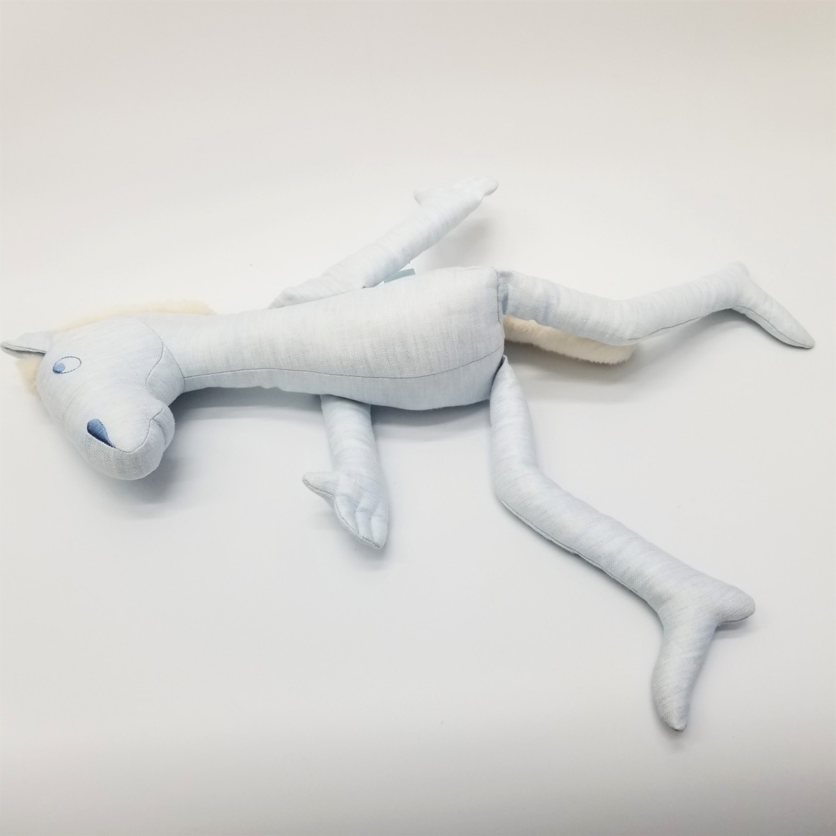  Hermes HERMES pot yok лошадь мягкая игрушка редкий голубой лошадь игрушка 