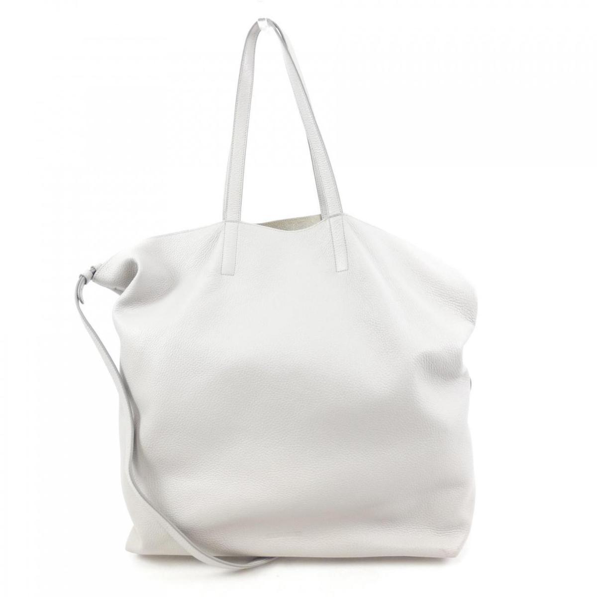 即決 JIL SANDER ジルサンダー 最高峰 大きめサイズ 2WAY レザートート