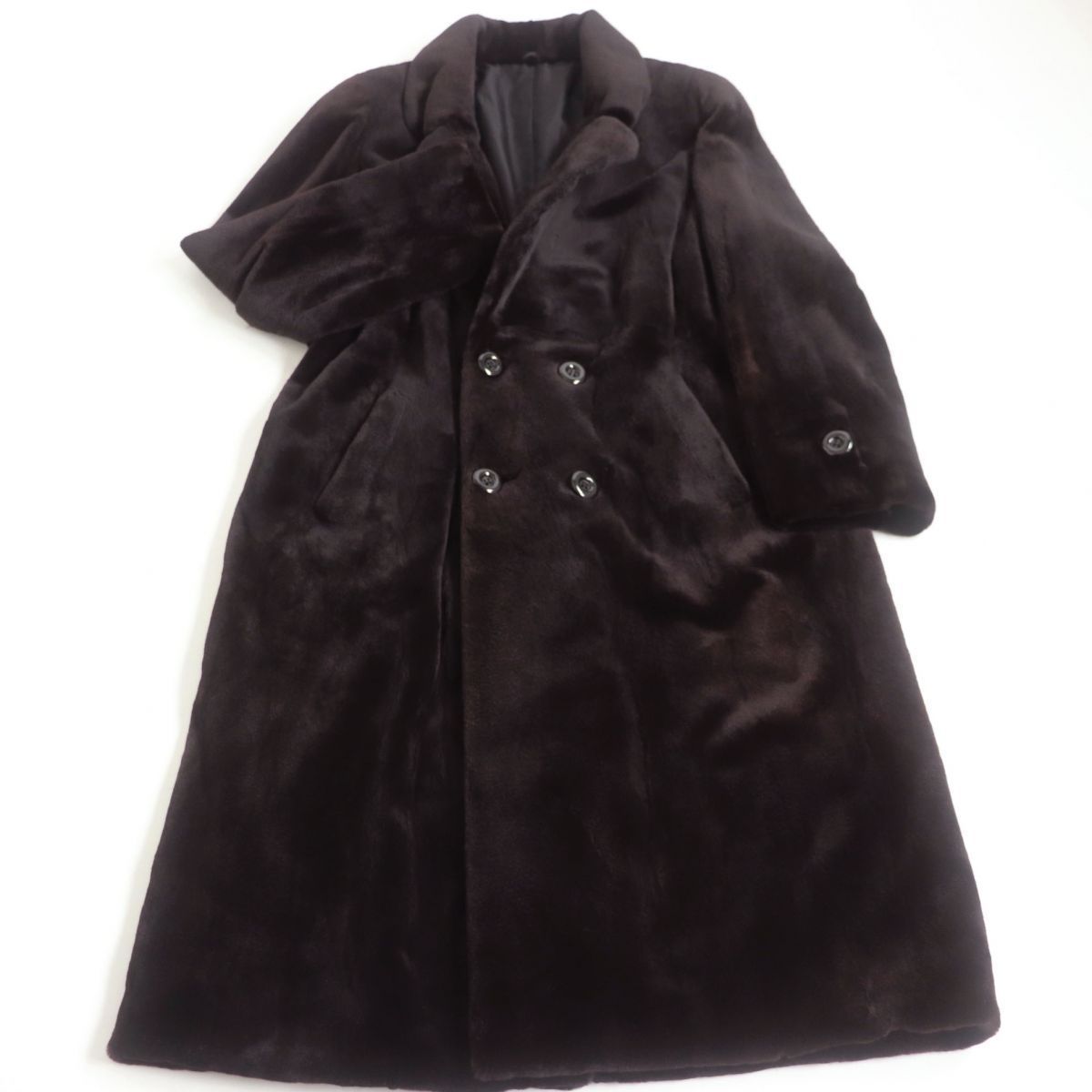 即決 極美品☆メンズ SAGA MINK サガミンク 最高峰 シェアードミンク
