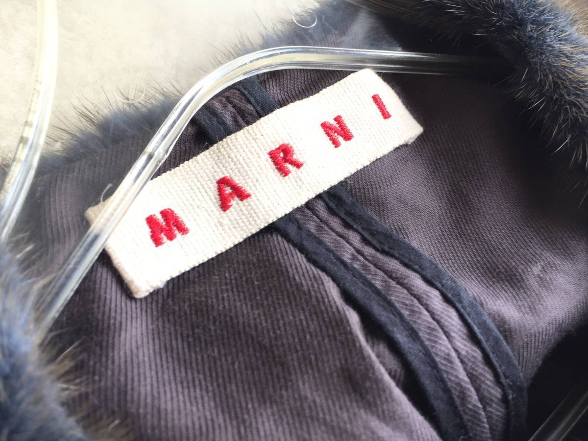 58%OFF!】 即決 イタリア製 MARNI マルニ 最高峰 ミンクファー毛皮