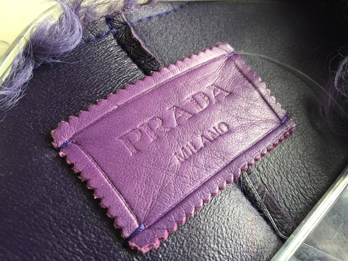 即決 定価50万円以上 プラダ PRADA 最高峰 シープファー ムートン
