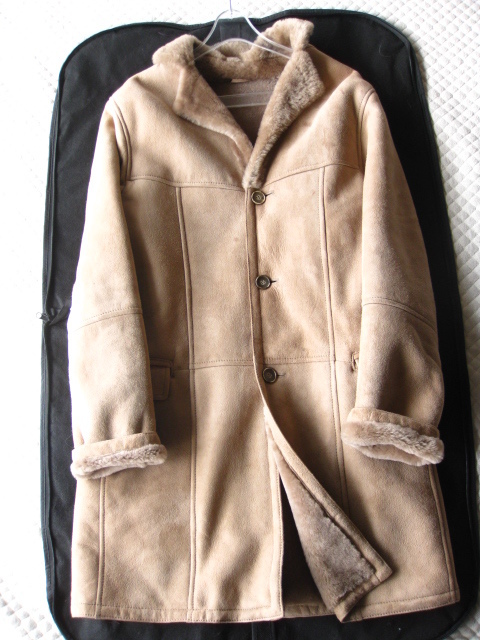 極美品】エンメティ アリーシャ ムートンレザー ファー ロングダッフル