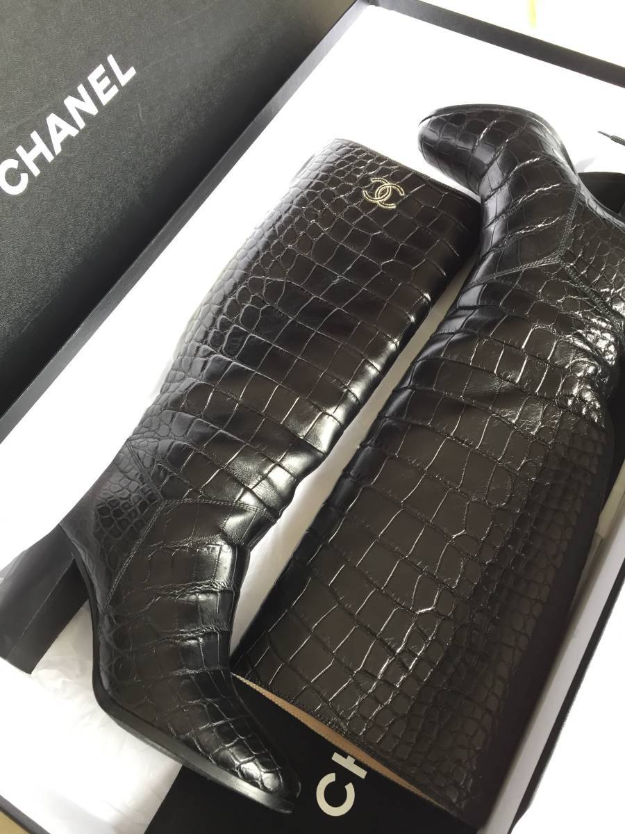 特価】 即決 定価150万円以上 CHANEL シャネル 幻モデル ワニ革