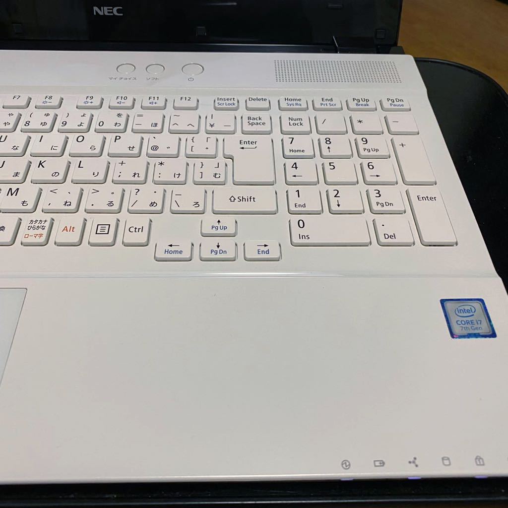 NEC lavie NS650/G Intel core i7 7500U メモリ 8GB SSD 1TB Windows10