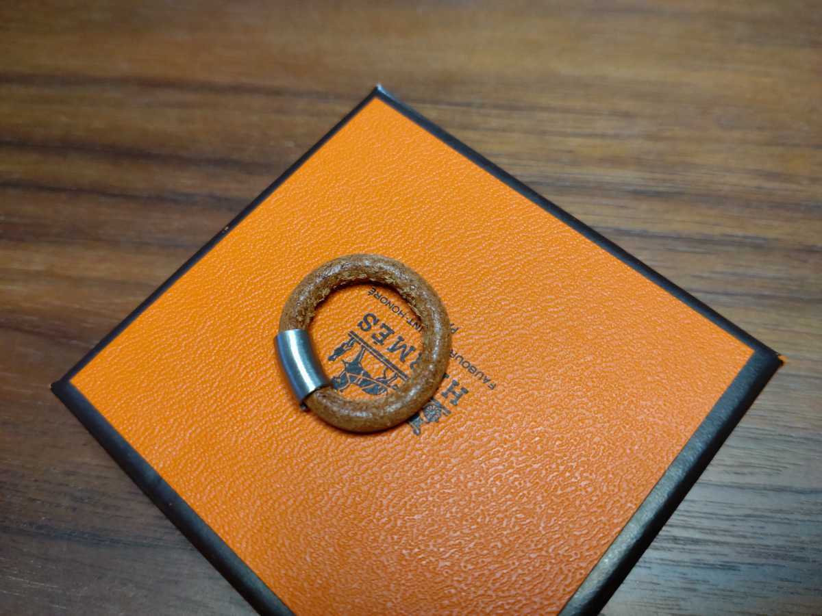 廃盤 HERMES エルメス iota イオタ ブレスレット 藤原ヒロシ レザー バングル　ゴローズ　革ブレス ブレス　リング　箱付