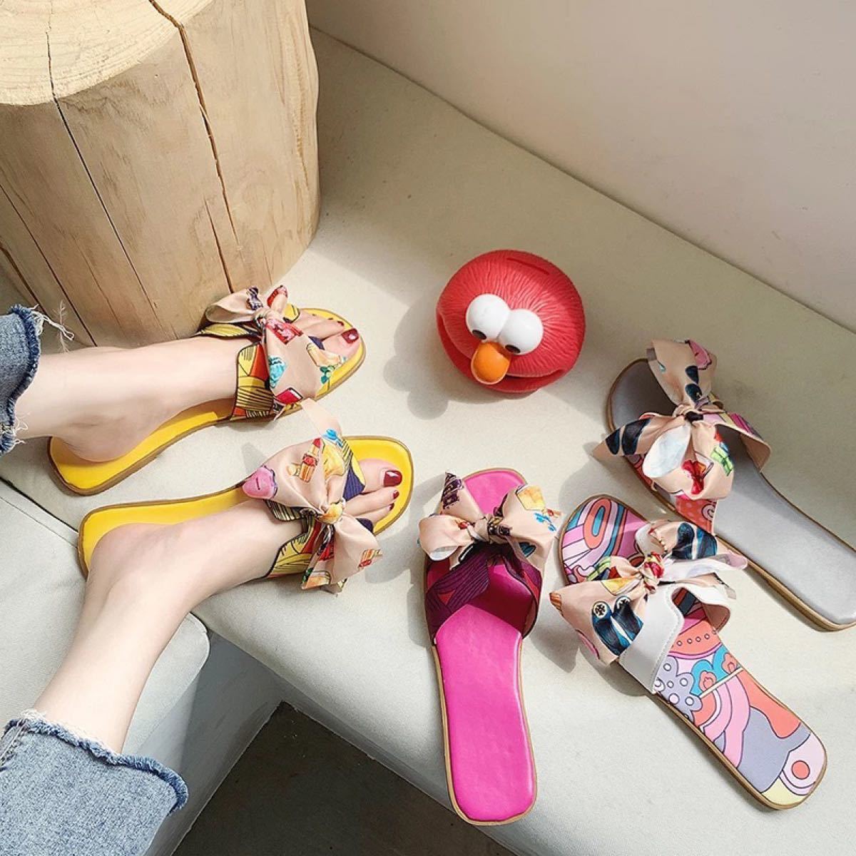 好評継続中! 新品♡GINA サンダル スワロフスキー 24cm