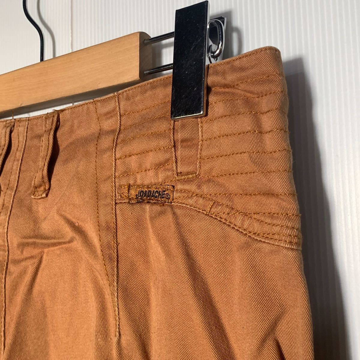 ジョルダッシュ JORDACHE ユーロ ビンテージ 70s 80s モーターサイクルパンツ 7/8 ジョッパーズ 乗馬 コットン 茶 ブラウン ヨーロッパ古着_画像4