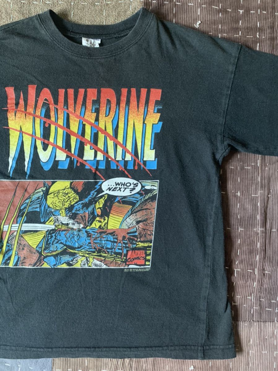 90s marvel wolverine ビンテージ Tシャツ マーベル ウルヴァリン vintage コミックス comics アニメ コミック_画像1