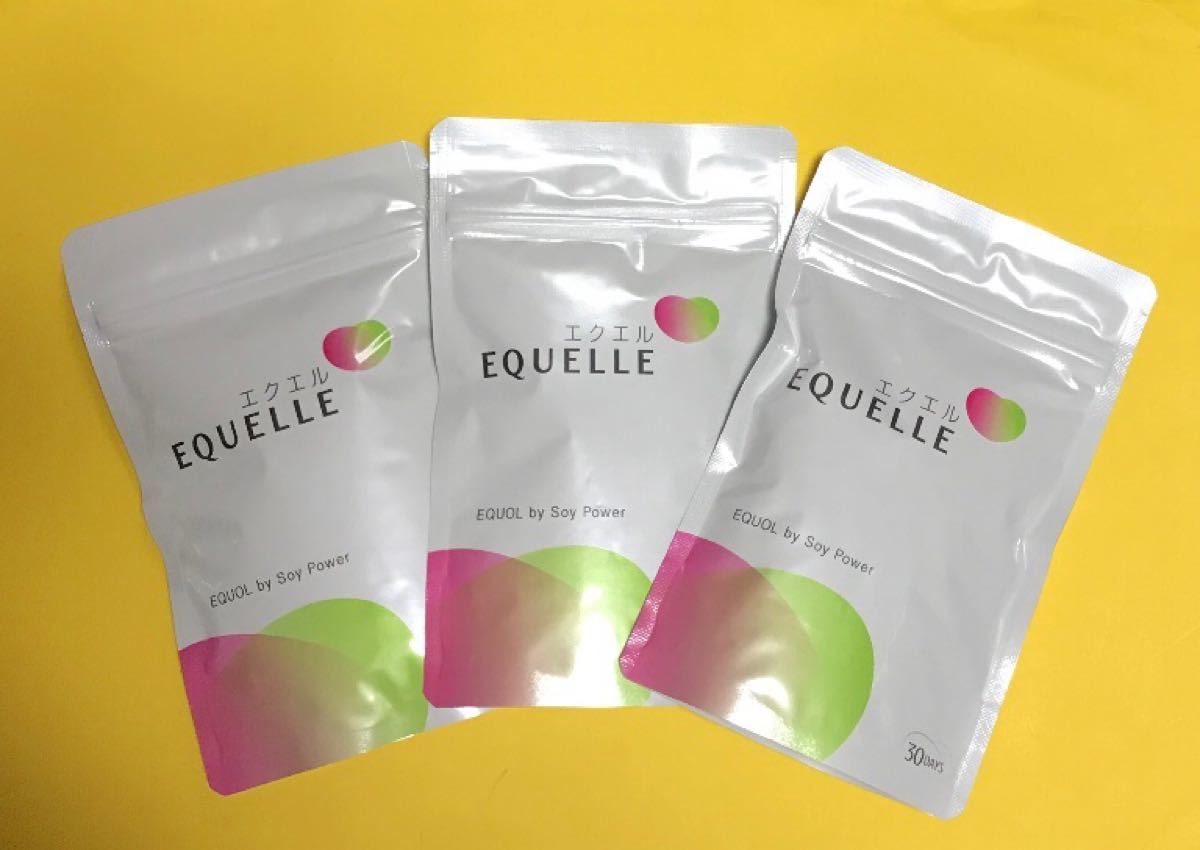 ☆大塚製薬EQUELLEエクエルパウチ120粒(30日分)×3袋セット