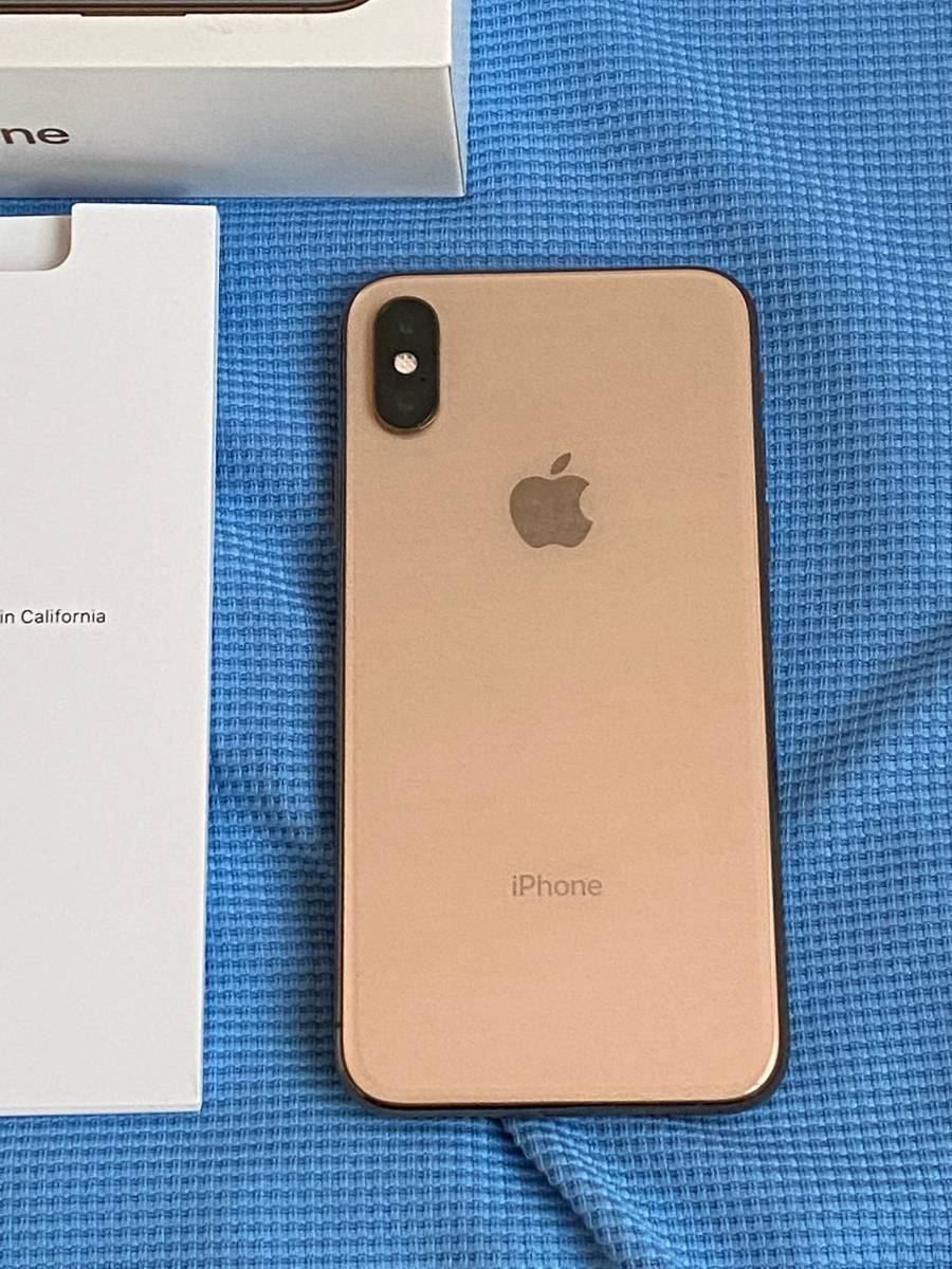 iPhone Xs Gold 256 SIMフリー 元docomo 810810.co.jp