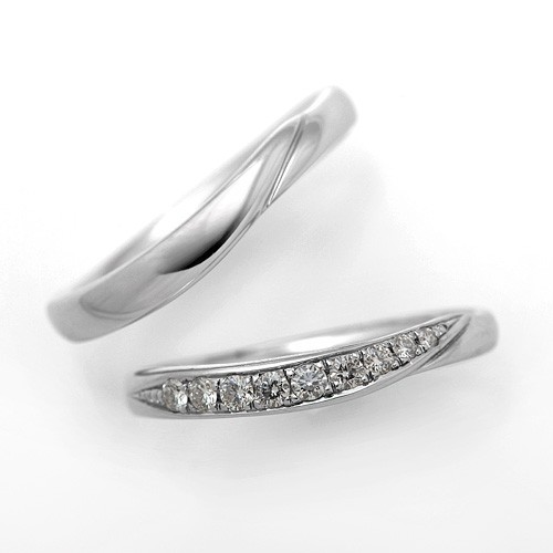 結婚指輪 安い プラチナ マリッジリング ダイヤモンド 0.15ct 00564S_00564S